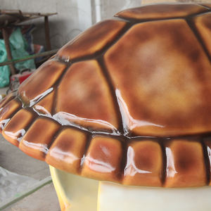 Estatua de animal 3D artificial de tamaño real, escultura gigante de tortuga marina de fibra de vidrio a la venta - Product Image 6