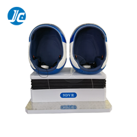 9D VR Machine 3D Casques Lunettes & Oeuf Chaise 9D Cinéma Simulateur de réalité virtuelle pour intérieur et extérieur Matériau métallique Utilisation à domicile