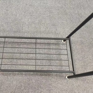 Áo đứng giá với kệ lưu trữ thép carbon quần áo tổ chức bao gồm cả giày hiển thị đứng cho phòng ngủ hoặc phòng khách - Product Image 4