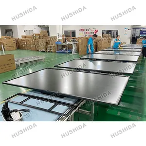 HUSHIDA 65 Inch Mobile Stand Interactive Panel Lcd High Quality Interact Board For Education Meeting