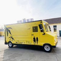 Camion de nourriture de crème glacée entièrement équipé restauration café remorque restauration rapide remorque USA camion de nourriture mobile électrique à vendre