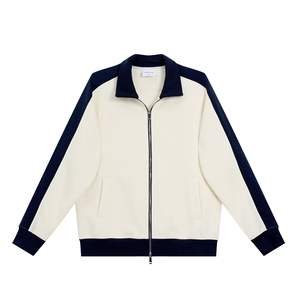 Produttore OEM alta qualità Full Zip up <span class=keywords><strong>Polo</strong></span> maglia giacca <span class=keywords><strong>con</strong></span> LOGO personalizzato da uomo cerniera oversize pesi massimi <span class=keywords><strong>con</strong></span> <span class=keywords><strong>cappuccio</strong></span> - Product Image 1