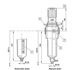 ขายดี ของแท้ B73G-2AK-AD1-RMN อุปกรณ์เสริม ฟิลเตอร์/เรกูเลเตอร์ ราคาถูก มีสินค้าในสต็อก NORGREN B73G-2AK-AD1-RMN ขายดี ของแท้ B73G-2AK - Product Image 4