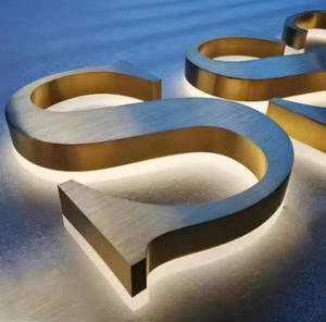 ป้ายอะคริลิค LED แบบกำหนดเอง ตัวอักษรเรืองแสงด้านหลัง สำหรับอาคาร สำนักงาน งานแต่งงาน ร้านค้า บ้าน โฆษณา แหล่งกำเนิดแสงนีออน ใช้ไฟ DC - Product Image 1