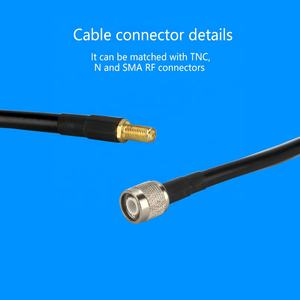 Câble coaxial à faible perte 50Ω VSWR <1.15, puissance de crête 1.8kW, isolation 3000V, blindage 90dB, câble <span class=keywords><strong>d</strong></span>'extension RF et <span class=keywords><strong>d</strong></span>'<span class=keywords><strong>antenne</strong></span> - Product Image 5