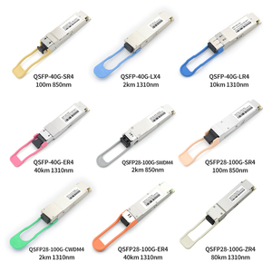 SFP mô-đun giá qsfp 100g 40g 25g 10km 40km 80km LR4 er4 zr4 sợi quang thu phát quang 100GB 20km bidi qsfp28 <span class=keywords><strong>LC</strong></span> nối - Product Image 2