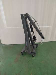1ton <span class=keywords><strong>2</strong></span> tonnellate 3 tonnellate di motore idraulico paranco CE certificata auto pieghevole negozio gru sollevatore motore con attuazione a mano prezzo a buon mercato - Product Image 5