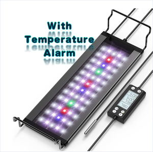 24/7 WRGB espectro completo amanecer luz diurna modo Luz de luna modo DIY alarma de temperatura con soporte extensible acuario luz LED - Product Image 1