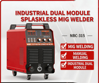 Machine à souder tout-en-un ZX7-315, soudeuse à arc à onduleur IGBT 315A, faible éclaboussure pour la soudure industrielle de l'aluminium et du fonte
