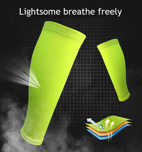 Đa Màu Đàn Hồi Bê Tay Áo Hỗ Trợ Cho Nam Giới Phụ Nữ Chạy Đi Xe Đạp Nén Chân Tay Áo Bảo Vệ Ống Chân - Product Image 3