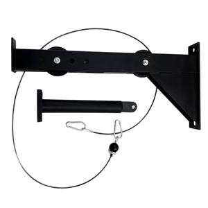 Sistema de Poleas de Acero Resistente para Montaje en Rack - Accesorio Versátil para Gimnasio, para Máquina Smith y Power <span class=keywords><strong>Cage</strong></span>, Carga de 100 kg - Product Image 4