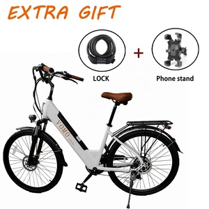 Vélo Électrique VOMO CS20 pour Livraison, Vélo à Moteur <span class=keywords><strong>Vintage</strong></span>, Vélo de Ville CS20 pour <span class=keywords><strong>Femme</strong></span>, Vélo à Batterie Électrique - Product Image 2