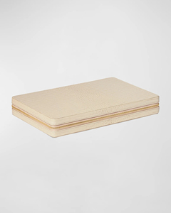 Popular Pu Leather Rectangle <strong>Backgammon</strong> Blue Beige Simple Luxury <strong>Backgammon</strong> Board Game <strong>Set</strong> - Product Image 6