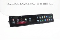 Reproductor de DVD para Auto con Pantalla Dual de 24.6 Pulgadas y Sistema de Navegación NTG4.5 Snapdragon 665 para Mercedes Benz Clase C W204 2011-2013