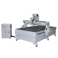 ROCTECH Machine de gravure et de sculpture sur bois CNC 3 axes 1325 4x8 pieds avec capacités de fraisage NC Studio
