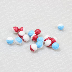 Inerte 043 068 Calibre Powder Ball Training Paintballs Bolas de plástico de colores con orificio opcional - Product Image 6