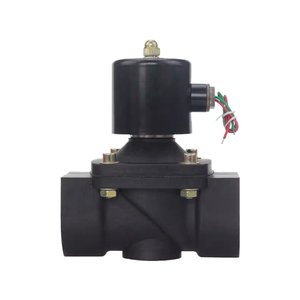 โซลินอยด์วาล์วพลาสติกพีวีซี1/2 "3/4" 1 "12V DC 24V DC 220V AC สำหรับทำอากาศน้ำ - Product Image 6