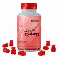 Booty Gummies voor volwassen vrouwen, veganistische kruidenformule, Maca-wortel, dagelijkse supplement, private label OEM ODM groothandel bulk fabriek leverancier