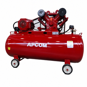 Compresseur d'air à piston APCOM, réservoir de 500 L, 7,5 kW, 10 CV, usage industriel, alimentation 220 V CA, modèle stationnaire - Product Image 1