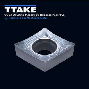 Inserto de Torneado TTAKE CCGT Al de 80 Grados Positivo para Mecanizado de Metales - Product Image 3