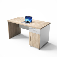 Table d'étude de chambre à coucher en MDF en mélamine de conception de bureau simple populaire meubles de bureau à domicile