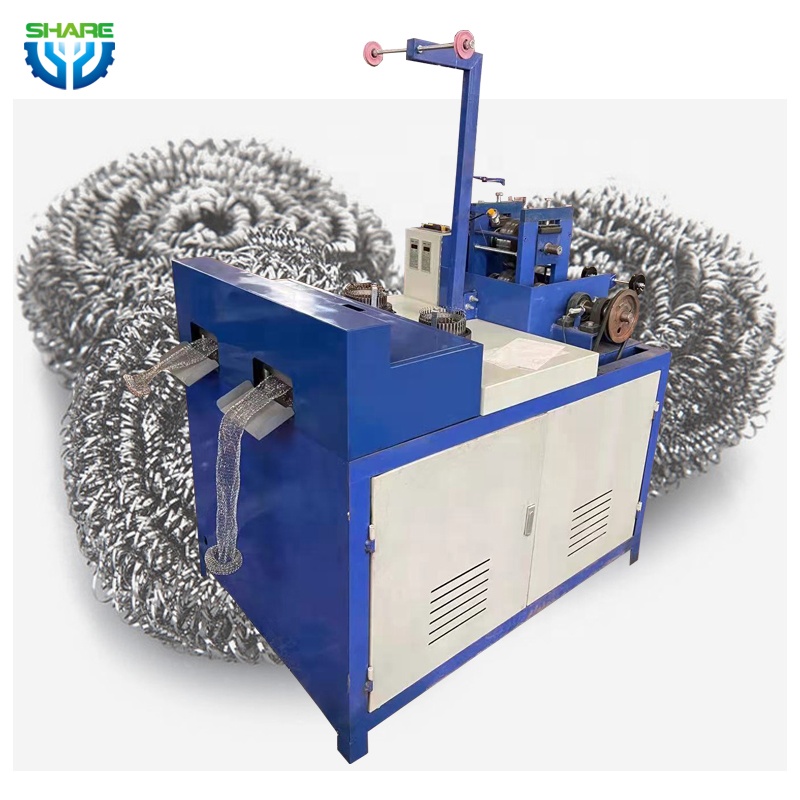 Автоматическая кухонная машина для чистки шерсти и нержавеющей стали с 2 шариками