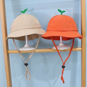 <span class=keywords><strong>Verano</strong></span> bebé sombrero niños Panamá gorra niños playa sombrero bebé niña suave algodón hierba pescador gorra - Product Image 4