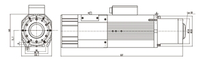 <span class=keywords><strong>Moteur</strong></span> de <span class=keywords><strong>broche</strong></span> ATC à faible bruit 4,5 kW 220 V 380 V haute puissance ISO30 refroidi par air pour machine CNC - Product Image 2