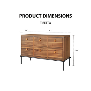 High-end Modern Wood Sideboard Storage Cabinet Luxury <b>Buffet</b> <b>Table</b> for Dining Living Room - Product Image 3
