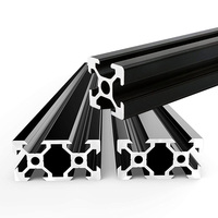 Profilé en aluminium anodisé finition usine 6063, 40 mm x 40 mm, profilé en aluminium 4040, usine de profilés en aluminium robustes