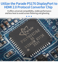 Câble de connectivité ULT-unite 2m pour 4K 60Hz avec connecteur plaqué or, boîtier en alliage d'aluminium et blindage combiné