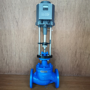 Válvula de control de regulación de una sola plaza con extremo de brida de acero al carbono, 220V CA, con igual porcentaje de apertura - Product Image 6