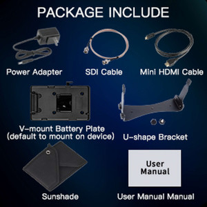 ATEM156S SEETEC มอนิเตอร์15.6นิ้ว3G-SDI HDMI Full HD 1920x1080มัลติกล้องออกอากาศพร้อมช่องสี่เหลี่ยม - Product Image 5