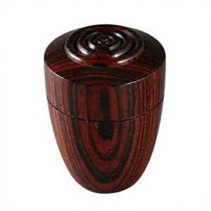 Tarro de Almacenamiento de Madera Grabado Personalizado, Capacidad de 250 ml, Ecológico y Duradero, Diseño Clásico, Recipiente Hermético para Especias, Acabado Natural - Product Image 5