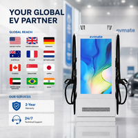 Station de recharge rapide DC pour véhicules électriques, usage commercial, nouvelle génération, 240 kW, étanche IP54, CCS2, GBT, NACS, avec OCPP, 250 A, efficacité 97 %, vente en gros