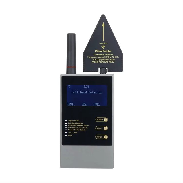 WT10 Hidden Camera Anti Spy Wifi Camera GSM Sound Signal GPS Tracker Spy Wiretap Finder Original Anti Spy Bug RF Signal Detector