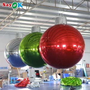 Ballons sphériques gonflables boules miroir boules géantes de Noël gonflables suspendues - Product Image 5