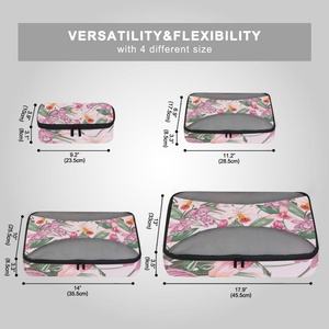 Sac de voyage personnalisé hawaïen, 6 pièces, organiseur d'accessoires de voyage, sac de rangement pour bagages, accessoires de voyage, emballage de compression - Product Image 4