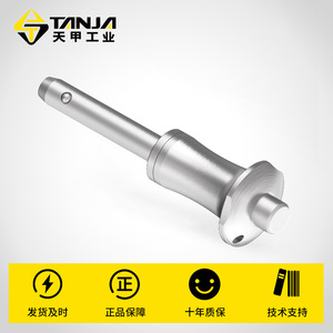 Stainless Steel Quick-Release Pin <b>Ball</b> Head Spring Indexing Safety Pin Standard S30 <b>Bright</b> Finish Polished General Use - Product Image 3