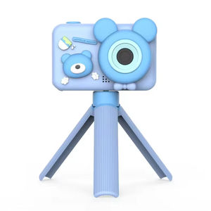 Hot Selling Kids Student Gift Multi-functional ABS Silicone Dual-lens Photo-taking High-definition <b>Camera</b> Screen Cameras - Product Image 1