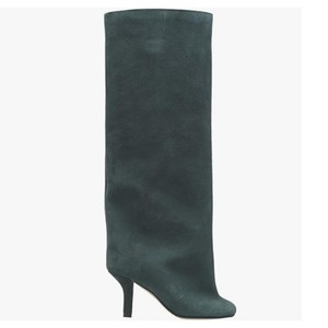 Nuovi <span class=keywords><strong>Stivali</strong></span> Texani Firmati da <span class=keywords><strong>Donna</strong></span> in Vera <span class=keywords><strong>Pelle</strong></span> con Tacco Alto Autunno Inverno Sopra il Ginocchio con Fodera di Lusso - Product Image 4