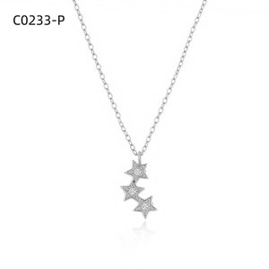 Collar de Moda con Circonia C0233 para Mujer, Joyería de Alta Calidad - Product Image 1