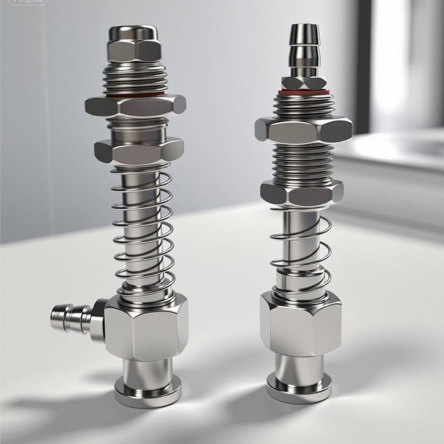 Premium Anti-Rotating Hardware Spring Buffer Rod Industrial Pneumatic Accessory Suction Cup Support Robot Vacuum Sucker Fittings