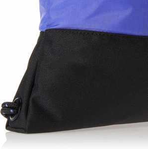 Mochila Promocional de Viaje, Reciclada, Unisex, de Nailon, Bicolor Morado y Negro, de Alta Calidad, con Cordón Ajustable - Product Image 4