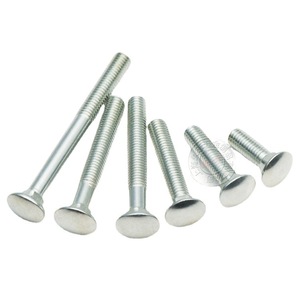 Pernos de carrocería galvanizados Jiufei M6-M12 de cabeza redonda, totalmente roscados, de acero al carbono Q235 para rack y bandeja de cables - Product Image 3