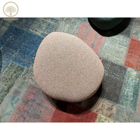 Fauteuil pouf rond en tissu gris moderne Fauteuil canapé intelligent