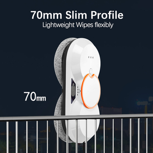 <span class=keywords><strong>Robot</strong></span> limpiador de ventanas W24D con APP, <span class=keywords><strong>Control</strong></span> remoto inteligente, detección inteligente de bordes, limpiador automático de alta succión para el hogar - Product Image 3
