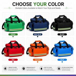 Trousse de premiers secours médicale personnalisée grande capacité avec bande réfléchissante pour les urgences et les traumatismes - Product Image 6