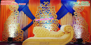 Contemporary Modern Metal <b>Backdrop</b> Wedding Stage Wholesale Modern Metal Wedding <b>Backdrop</b>/Panel Popular <b>Gold</b> Wedding <b>Backdrop</b> - Product Image 3