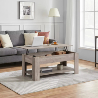 Table basse moderne réglable avec plateau relevable, multifonctionnelle, extensible, en bois, pour la maison, meubles de salon